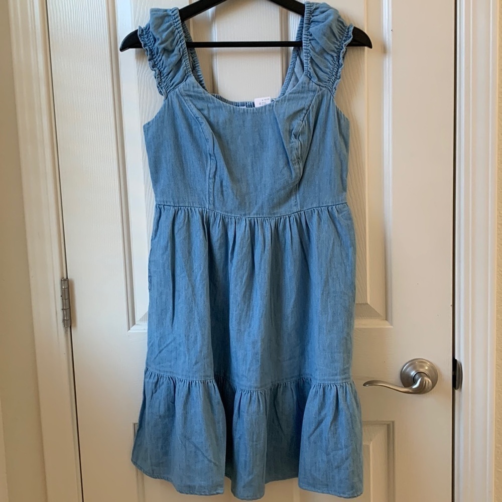 NWT Old Navy denim sleeveless dress XS